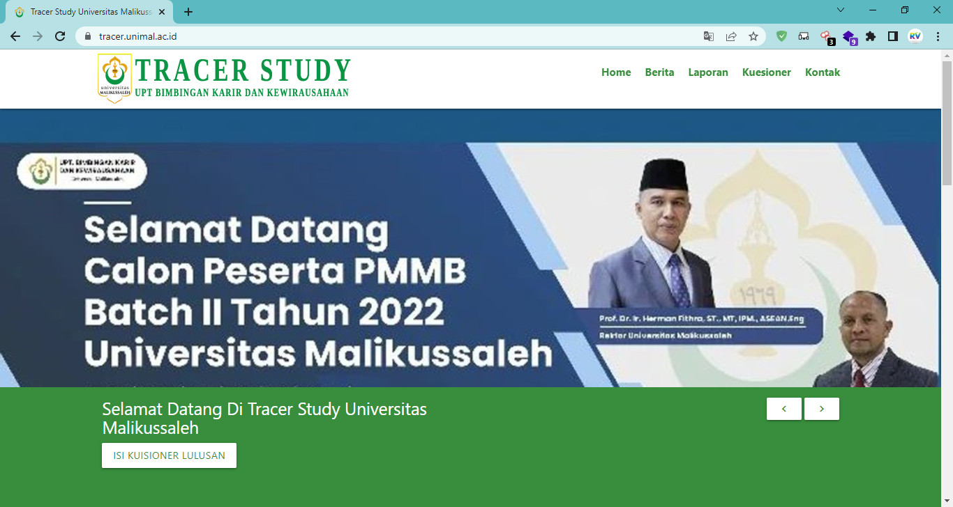 Unimal Launching Website Telusuri Keberadaan Alumni